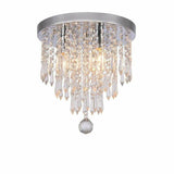 Modern Crystal Ceiling Light Lamp Fitting Pendant Crystal Chandelier Lighting jorunhe.com