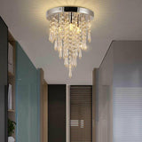 Modern Crystal Ceiling Light Lamp Fitting Pendant Crystal Chandelier Lighting jorunhe.com