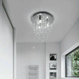 Modern Crystal Ceiling Light Lamp Fitting Pendant Crystal Chandelier Lighting jorunhe.com