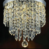 Modern Crystal Glass LED Ceiling Light Flush Mount Chandelier Bedroom Lights H jorunhe.com