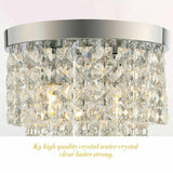 Modern Crystal Glass LED Ceiling Light Flush Mount Chandelier Bedroom Lights H jorunhe.com