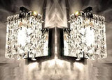 Modern Crystal LED Wall Light Aisle Bedside Lamp Single Head Wall Lamp jorunhe.com