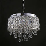 Modern Crystal Pendant Lamp Hanging Light Fixtures Living Room Chandelier Decor jorunhe.com