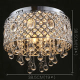 Modern Crystal Pendant Lamp Hanging Light Fixtures Living Room Chandelier Decor jorunhe.com