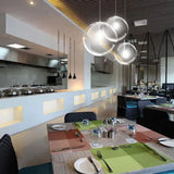 Modern Glass Ball Ceiling Light Pendant Lamp Ceiling Fixture Chandelier H jorunhe.com