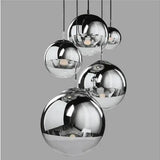 Modern Glass Round Ceiling Light Pendant Lamp Ceiling Fixture Chandelier jorunhe.com