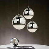 Modern Glass Round Ceiling Light Pendant Lamp Ceiling Fixture Chandelier jorunhe.com