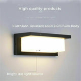 Modern IP65 18W LED Wall Lights Sconce Indoor/Outdoor Garden Down Wall Lamp jorunhe.com