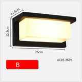 Modern IP65 18W LED Wall Lights Sconce Indoor/Outdoor Garden Down Wall Lamp jorunhe.com