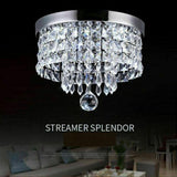 Modern LED Ceiling Light Pendant Fixture Lighting Crystal Chandelier