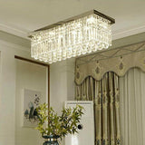 Modern LED Crystal Ceiling Light 6 Lights Chandelier Pendant Lamp Ceiling Light jorunhe.com