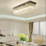 Modern LED Crystal Ceiling Light 6 Lights Chandelier Pendant Lamp Ceiling Light jorunhe.com