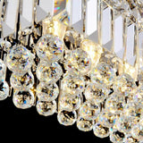 Modern LED Crystal Ceiling Light 6 Lights Chandelier Pendant Lamp Ceiling Light jorunhe.com