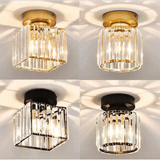 Modern LED Crystal Ceiling Light Fixture Bedroom Lamp Chandelier