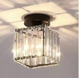 Modern LED Crystal Ceiling Light Fixture Bedroom Lamp Chandelier jorunhe.com