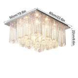 Modern LED Crystal Ceiling Light Fixtures Living Room Hanging Chandelier Decor jorunhe.com