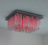 Modern LED Crystal Ceiling Light Fixtures Living Room Hanging Chandelier Decor jorunhe.com