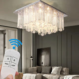 Modern LED Crystal Ceiling Light Fixtures Living Room Hanging Chandelier Decor jorunhe.com