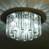 Modern LED Crystal Ceiling Light Flush Mount Crystal Chandelier Decor jorunhe.com