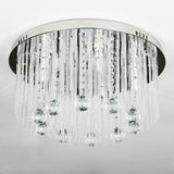 Modern LED Crystal Ceiling Light Flush Mount Crystal Chandelier Decor jorunhe.com