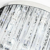 Modern LED Crystal Ceiling Light Flush Mount Crystal Chandelier Decor jorunhe.com