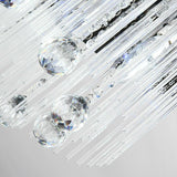 Modern LED Crystal Ceiling Light Flush Mount Crystal Chandelier Decor jorunhe.com