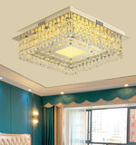 Modern LED Crystal Ceiling Light Flush Mount Crystal Chandelier jorunhe.com