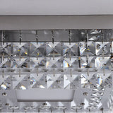 Modern LED Crystal Ceiling Light Flush Mount Crystal Chandelier jorunhe.com