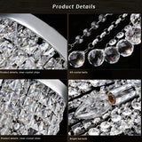 Modern LED ceiling light pendant fixture lighting crystal chandelier jorunhe.com