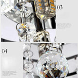 Modern Luxury Crystal LED Ceiling Light Lamp Fitting Pendant Chandelier Decor jorunhe.com