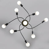 Modern Metal 9 Head Chandelier Pendant Lighting Creative Ceiling Lights Decor jorunhe.com