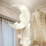 Modern Moon Star LED Pendant Lamp Chandeliers Light For Children Bedroom Decor