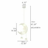 Modern Moon Star LED Pendant Lamp Chandeliers Light For Children Bedroom Decor jorunhe.com