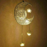 Modern Moon Star LED Pendant Lamp Chandeliers Light For Children Bedroom Decor jorunhe.com