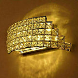 Modern Rhombu K9 Crystal LED Indoor Wall Sconce Wall Lights Fitting Light Decor jorunhe.com