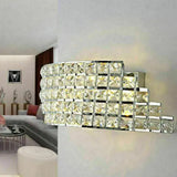 Modern Rhombu K9 Crystal LED Indoor Wall Sconce Wall Lights Fitting Light Decor jorunhe.com