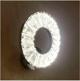 Modern Ring Crystal 12W LED Wall Lights Sconce Lighting Bedside Lamp Decor jorunhe.com