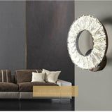 Modern Ring Crystal 12W LED Wall Lights Sconce Lighting Bedside Lamp Decor jorunhe.com