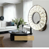 Modern Ring Crystal 12W LED Wall Lights Sconce Lighting Bedside Lamp Decor jorunhe.com