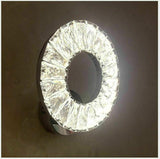 Modern Ring Crystal 12W LED Wall Lights Sconce Lighting Bedside Lamp Decor jorunhe.com