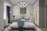 Modern Square 30cm 36W LED Crystal Ceiling Lights Chandeliers Aisle Light jorunhe.com