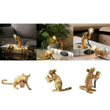 Modern Table Lamp Mouse Desk Light Bedside Resin Lamps Sitting Decor jorunhe.com