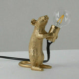 Modern Table Lamp Mouse Desk Light Bedside Resin Lamps Sitting Decor jorunhe.com