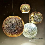 NEW Hanging 3D Colored Glass Ceiling Lamp Pendant Light Chandelier Decor jorunhe.com