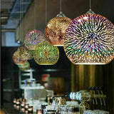 NEW Hanging 3D Colored Glass Ceiling Lamp Pendant Light Chandelier Decor jorunhe.com