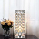 New Crystal Table Lamp Bedroom Lights Bedside Lamp Silver