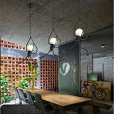 Retro Industrial Human Shape Figure Loft Chandelier Ceiling Light Pendant Lamp jorunhe.com