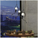 Swing Figure Industrial Loft Chandelier 3 Head Pendant Light Lamp Retro Iron jorunhe.com