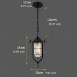 Vintage Ceiling Light Kitchen Bar Lamp Home Glass Pendant Lighting jorunhe.com