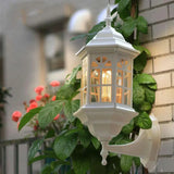 Vintage Outdoor Wall Light IP65 Glass Wall Sconce Garden Wall Lamp White jorunhe.com